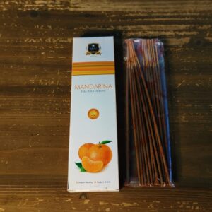 Incienso Mandarina Premium Alaukik varillas artesanales India
