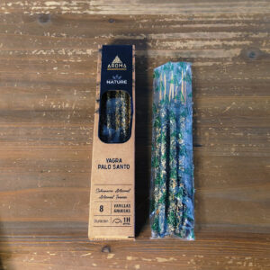 Incienso Yagra Palo Santo Orgánico Aroma Nature 8 varillas artesanales